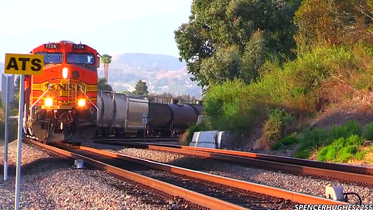 Metrolink, Surfliner & BNSF Freight Train in South Orange County (July 13th, 2014)