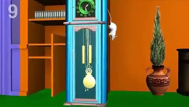 Hickory Dickory Dock Lyrics | 3D Animations Cartoon Nursery Rhymes For Children