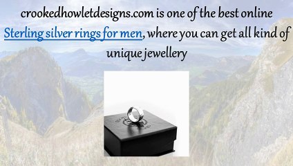 Unique sterling silver rings