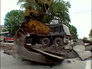 Mighty Machines At The Cement Yard