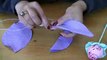 Botao de Rosa em Tecido- Passo a Passo -tutorial HOW TO MAKE ROLLED RIBBON ROSES- fabric flowers