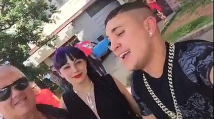 Osmani García saluda y le dedica unas palabras a Sevcec