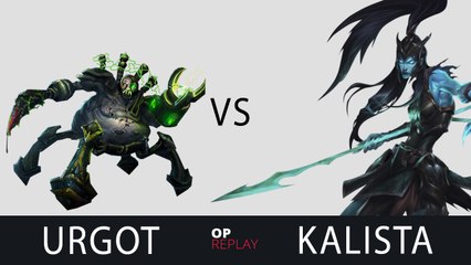 Urgot vs Kalista - FNC Rekkles EUW LOL Challenger 1024LP