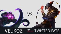 Vel'Koz vs Twisted Fate - SKT T1 Faker KR LOL Challenger