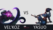 Vel'Koz vs Yasuo - SKT T1 Faker vs Scout, KR LOL Challenger