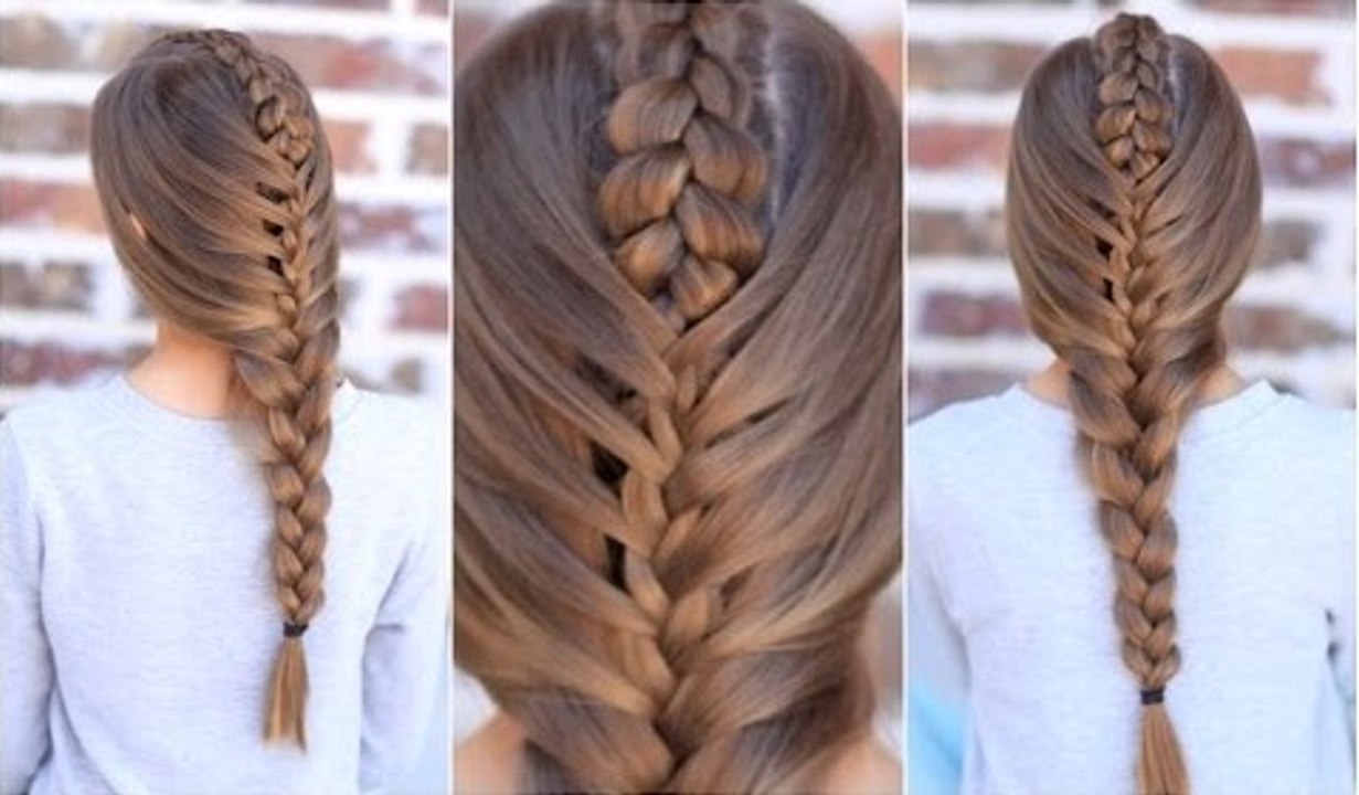 Cage Braid Ponytail Hairstyle Tutorial