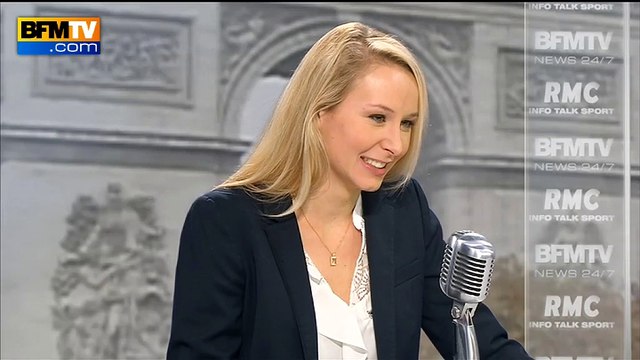 Marion Maréchal-Le Pen: très choquée par les propos de Manuel Valls sur le FN