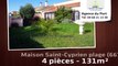 A vendre - maison/villa - Saint-Cyprien plage (66750) - 4 pièces - 131m²