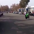 Showoff Biker Makes a Fail Entrance-Amazing Videos-Funny Videos Collection
