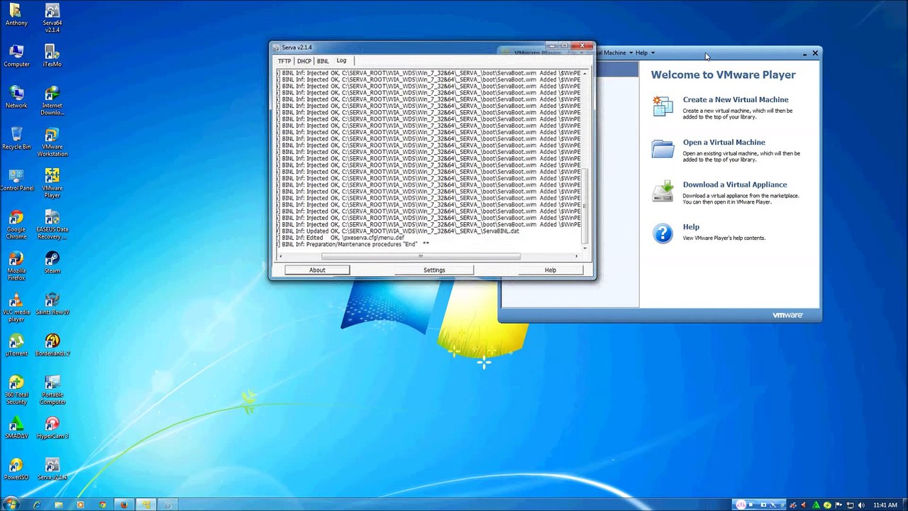 Configuring Serva for Windows Network Installation (Anthony)