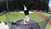 GoPro :  les trick shots délirants de Libertowski ( Basketball Trampoline Trickshots with Kevin Libertowski ) !