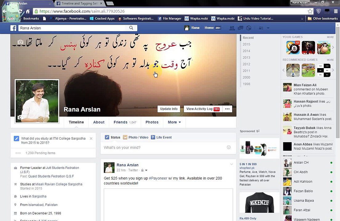 Hide Tag From Fb TimeLine