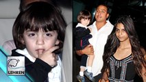 Shahrukh's Daughter Suhana With AbRam At The Airport