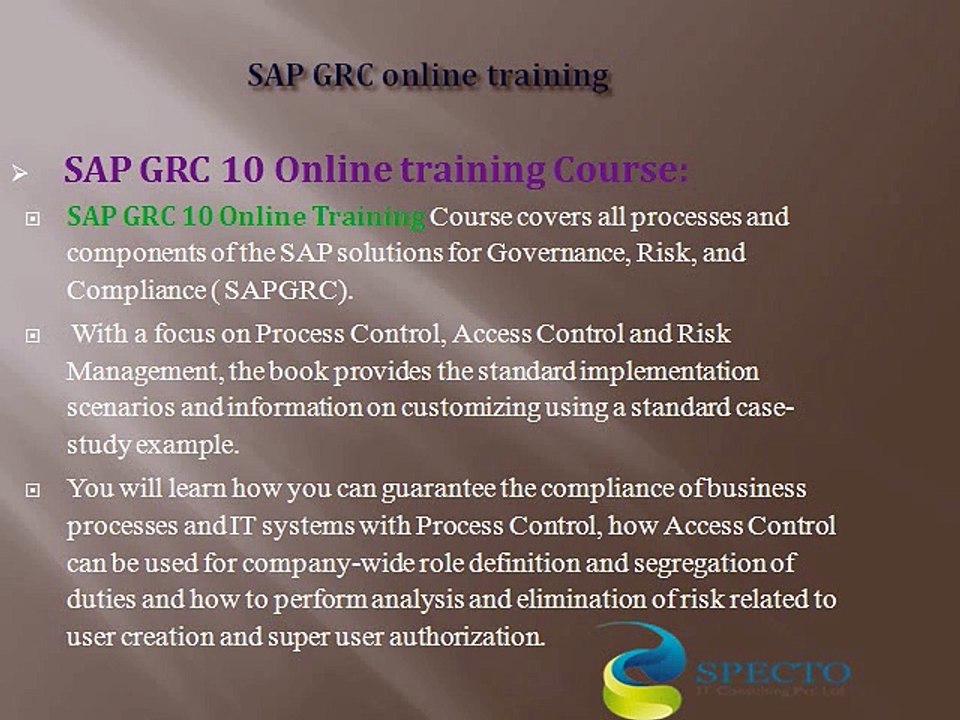 sap grc online training in usa,singapore
