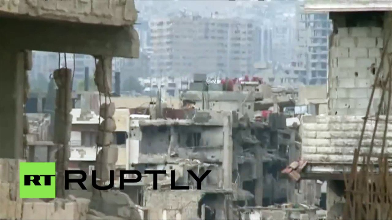 Retrouvez-vous sous les tirs à Damas : scène vue par les yeux de l’équipe RT