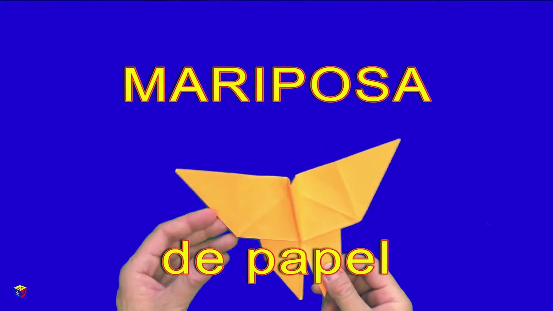 Cómo Hacer Una Mariposa De Papel Papiroflexia Origami Butterfly