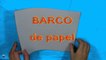 Cómo hacer un barco de papel. Papiroflexia. Origami. Figuras de papel