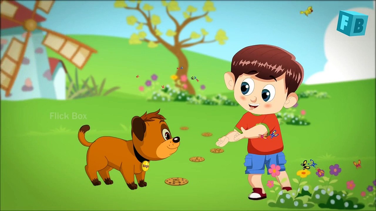 Bingo Dog Song Nursery Rhyme With Lyrics | Cartoon Animation for Children