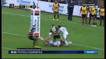 Rugby 6ème journée du top 14 : Rochelle VS Agen