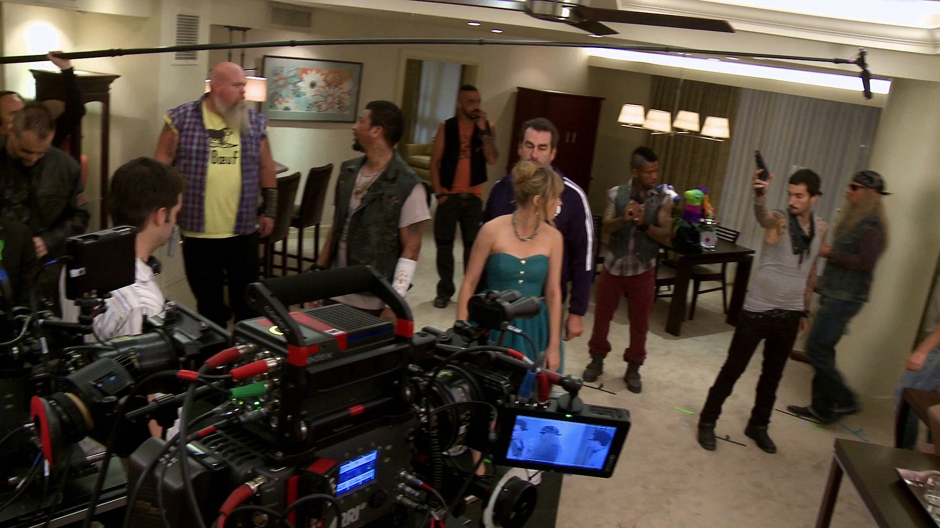21 Jump Street Johnny Depp on Set
