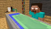 Monster School: Swimming (Minecraft Animation)