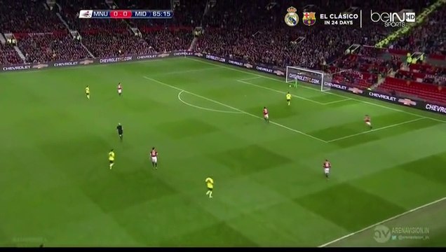 Manchester United 0-0 Middlesbrough (1-3 pen.) Capital One Cup