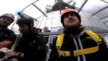BASE Jumpers Flip Off TV Tower in Tallinn
