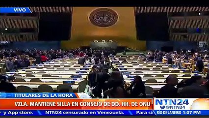 Venezuela mantiene su puesto en el Consejo de DD.HH. de la ONU