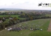 Drone Footage Shows Refugee Camps Near Slovenia-Croatia Border