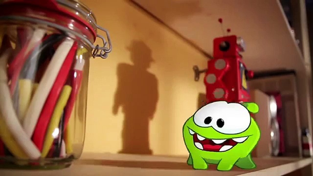 Om Nom Cartoons - CANDY ROBOT (full episode 11) Real-Life Cut the Rope Story for Kids