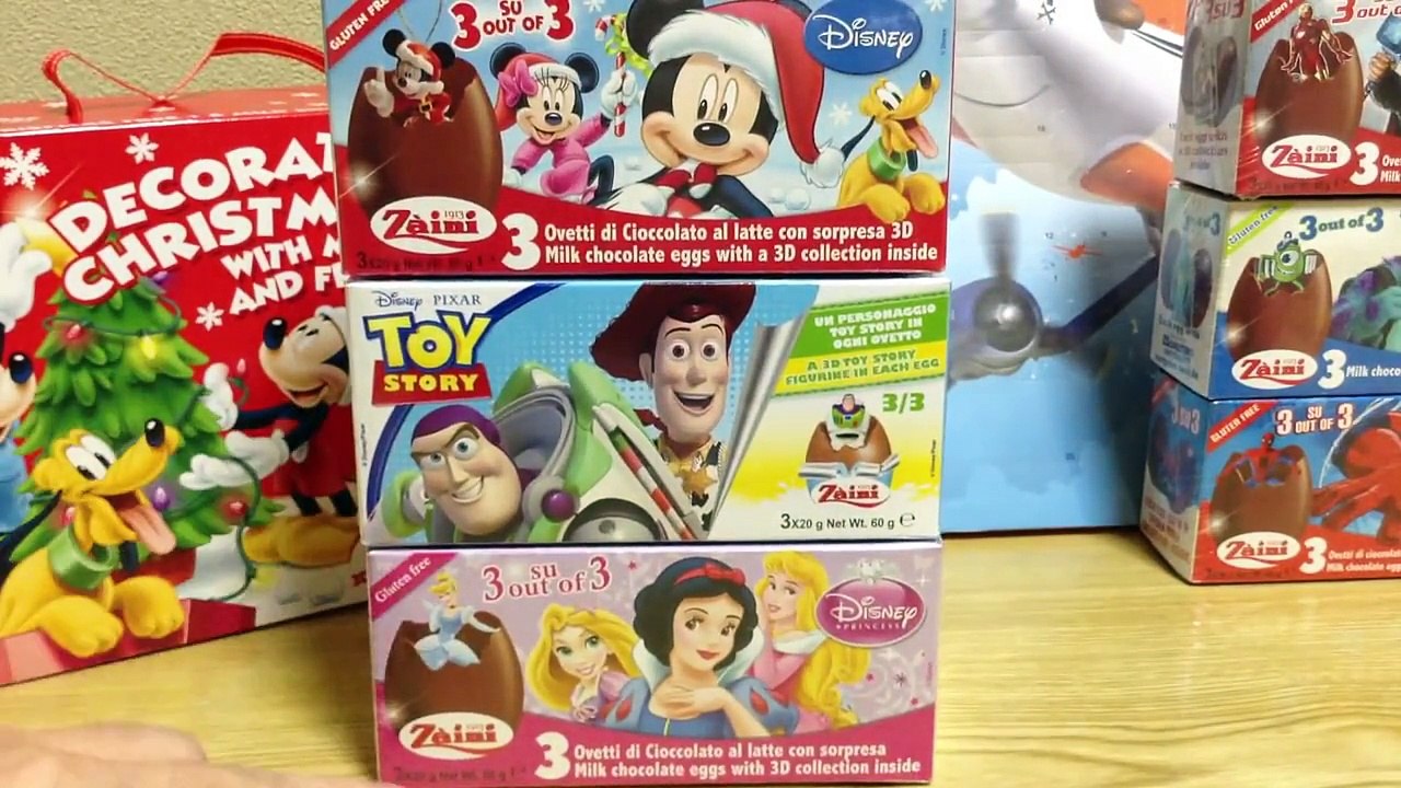 チョコエッグ ディズニー クリスマス - Dailymotion Video