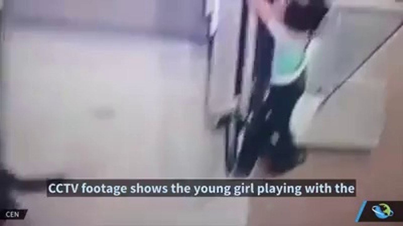 WATCH: 5-year-old girl falls 2 floors in Russian mall after playing with escalator railing