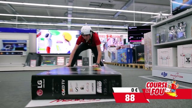 Concours de fou dans ce centre commercial : 100s pour piller le magasin - Crazy Run - Course De Fou - Media Markt