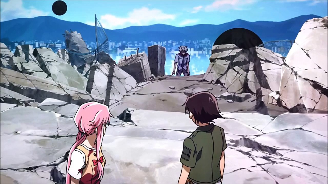 mirai nikki - la muerte de akise sin censura