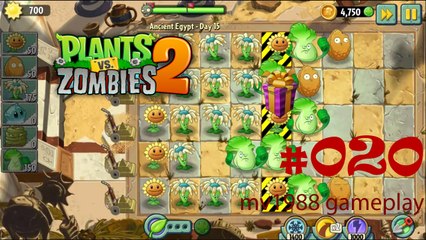 Plants Vs. Zombies 2 - Ancient Egypt Day 15 Gameplay HD (part #020)