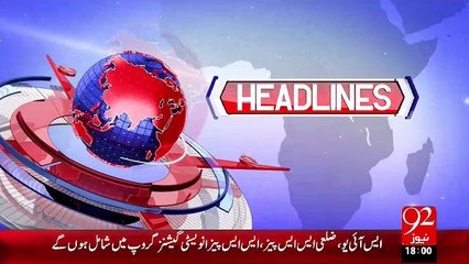 Headlines - 06:00 PM – 28 Oct 15 - 92 News HD