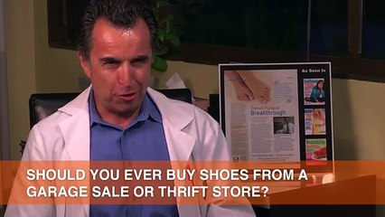 Should you ever buy shoes from a thrift store or garage sale?