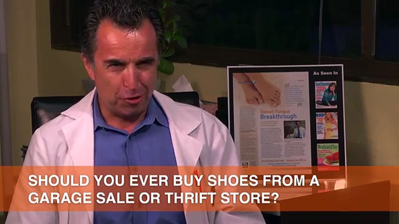 Should you ever buy shoes from a thrift store or garage sale?
