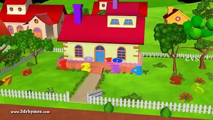 Flappy Mama   One Two buckle my shoe   3D Animation English nursery rhyme for children