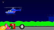 Counting Helicopter - 1 - Count English Numbers 1 to 5 with Shapes [] ABC 123