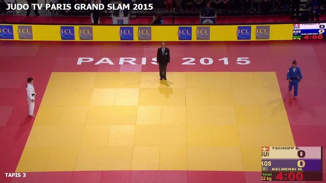FINALE -52 KG - TSCHOPP (SUI) VS. KELMENDI (KOS) - PARIS GRAND SLAM 2015
