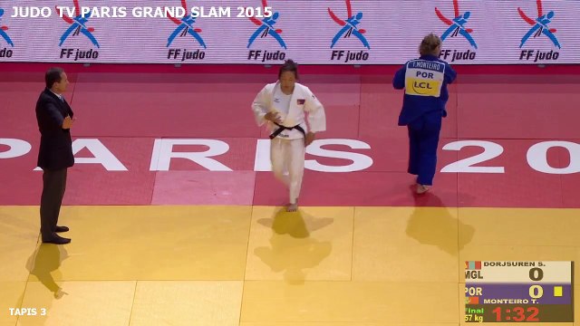 FINALE -57 KG - DORJSUREN (MGL) VS. MONTEIRO (POR) - PARIS GRAND SLAM 2015