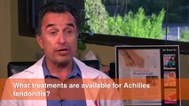 What treatments are available for Achilles Tendonitis?