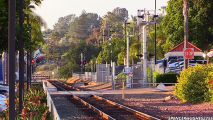 Amtrak Trains in Encinitas + BONUS SHOT (April 8th, 2014)