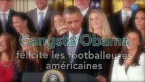 Obama félicite les footballeuses américaines d'une drôle de façon