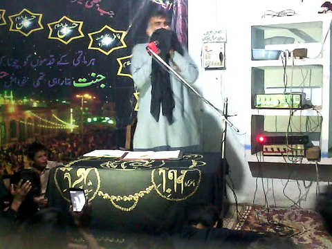 Molana Mumtaz Hussain 10 Moharram 1437 h At imam bargah, Dahar (Azan e Ali Akbar)