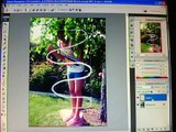 Adobe Photoshop CS3 tutorial - Rays around a sitemodel