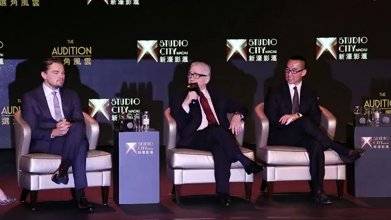 Dicaprio und de niro bei casino-eröffnung in macau