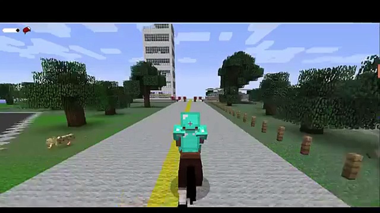 the walking dead minecraft tank sahnesi