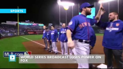 World Series Broadcast Loses Power on Fox